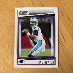 🏈 3/$10 🏈 CAM NEWTON 2022 Panini Score Football Trading Card # 48